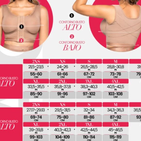 Stagmi Sosten Colombia HighBack Bra w/ Lift Support & Moisturizers 40C New Tags! - Picture 10 of 11